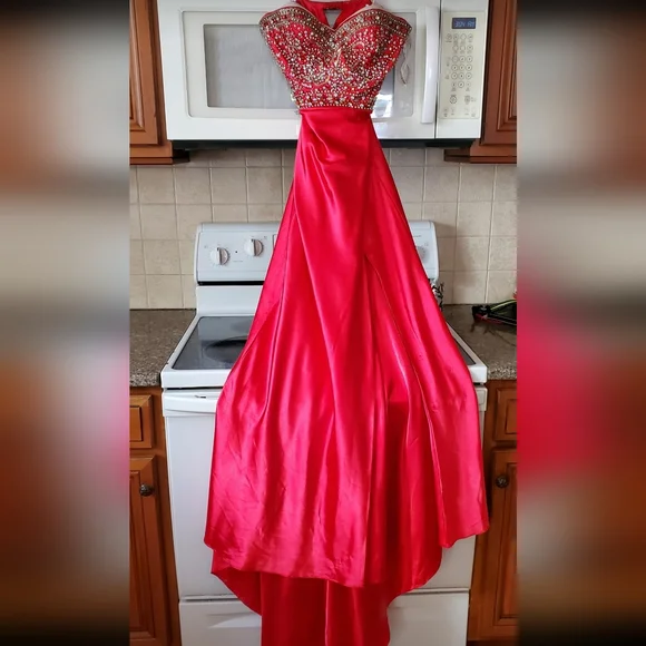 Panoply | Dresses | Cherry Red Prom Dress | Poshmark
